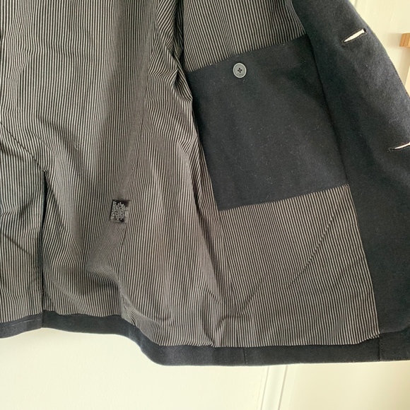 John Varvatos Wool Blazer Jacket Navy NEW! - Picture 6 of 8